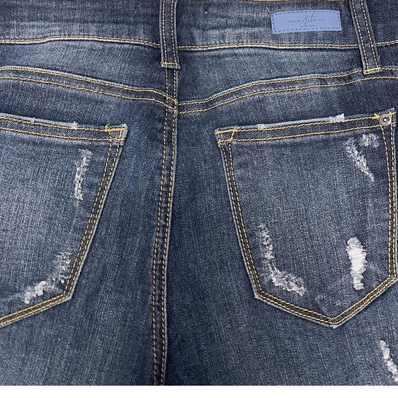 Judy Blue Denim Arts Co Jeans Straight Leg Distressed stretch 9/29 - Picture 6 of 12